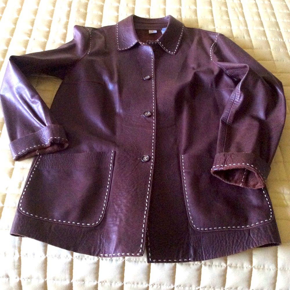 Leather jacket